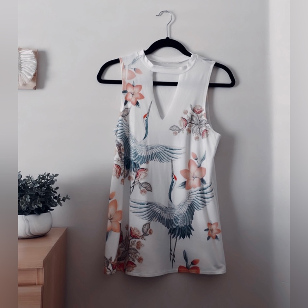 Gaze USA Watercolor-Painted-Style Top